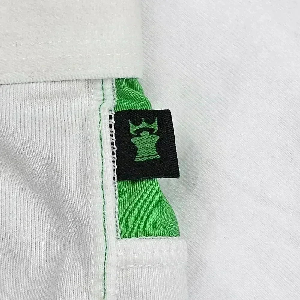 MOSKOVA M2 COTTON BOXER NWT 3 IN INSEAM WHITE STYLE # MCMUW001 XL